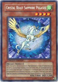 Crystal Beast Sapphire Pegasus [CT04-EN002] Secret Rare | Exor Games New Glasgow