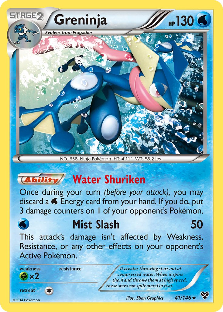 Greninja (41/146) (Cosmos Holo) (Blister Exclusive) [XY: Base Set] | Exor Games New Glasgow