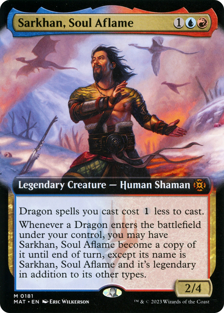 Sarkhan, Soul Aflame (Extended Art) [March of the Machine: The Aftermath] | Exor Games New Glasgow