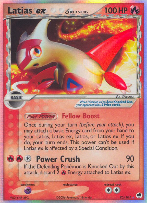 Latias ex (95/101) (Delta Species) [EX: Dragon Frontiers] | Exor Games New Glasgow