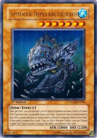 Superancient Deepsea King Coelacanth [PTDN-EN034] Ultra Rare | Exor Games New Glasgow