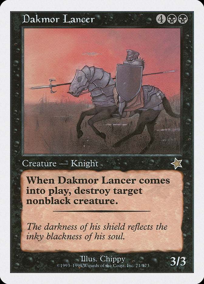 Dakmor Lancer [Starter 1999] | Exor Games New Glasgow