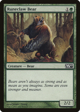 Runeclaw Bear [Magic 2010] | Exor Games New Glasgow