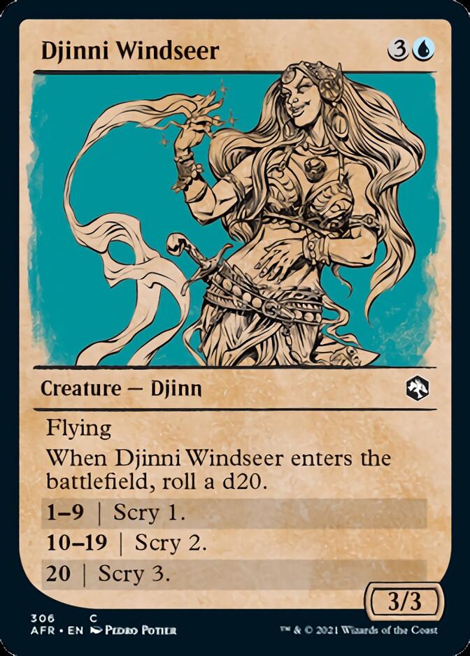 Djinni Windseer (Showcase) [Dungeons & Dragons: Adventures in the Forgotten Realms] | Exor Games New Glasgow