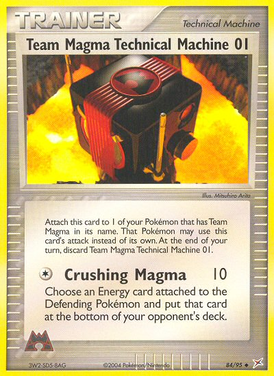 Team Magma Technical Machine 01 (84/95) [EX: Team Magma vs Team Aqua] | Exor Games New Glasgow