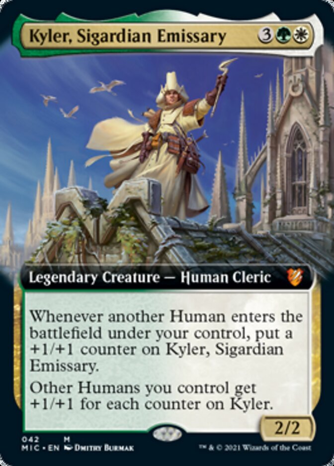 Kyler, Sigardian Emissary (Extended) [Innistrad: Midnight Hunt Commander] | Exor Games New Glasgow