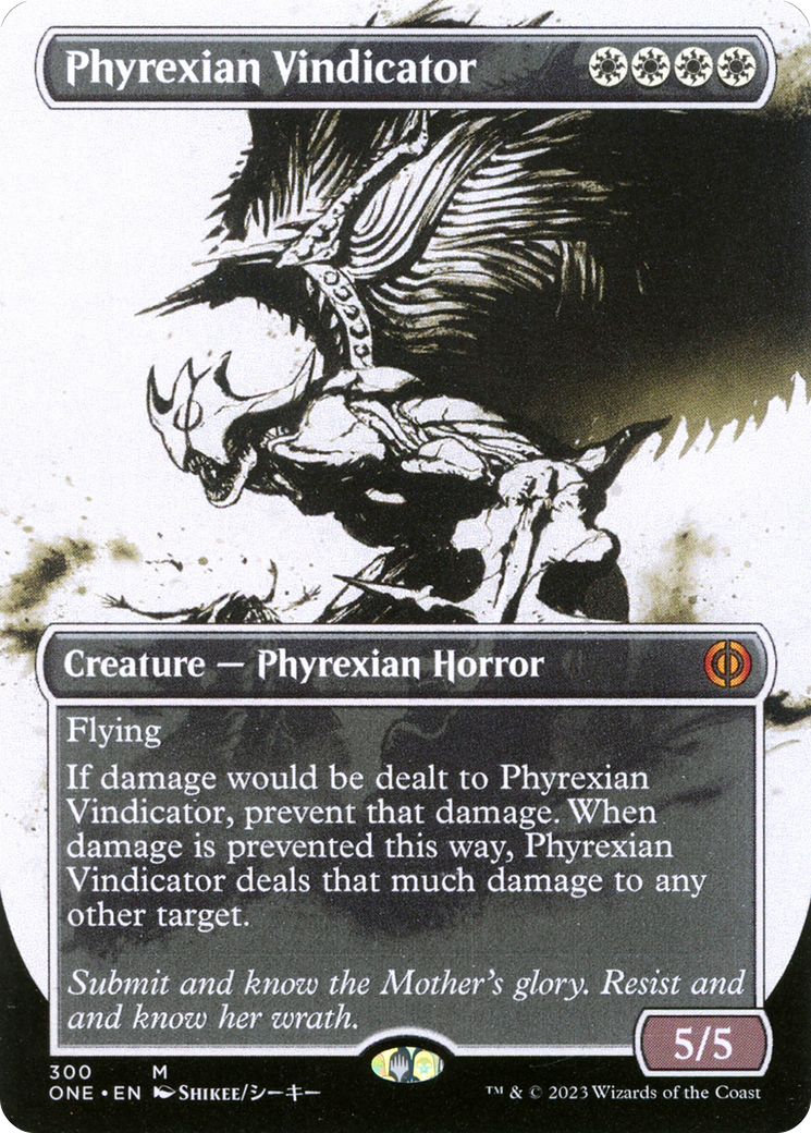 Phyrexian Vindicator (Borderless Ichor) [Phyrexia: All Will Be One] | Exor Games New Glasgow