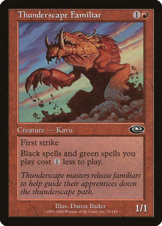 Thunderscape Familiar [Planeshift] | Exor Games New Glasgow