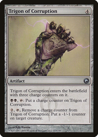 Trigon of Corruption [Scars of Mirrodin] | Exor Games New Glasgow