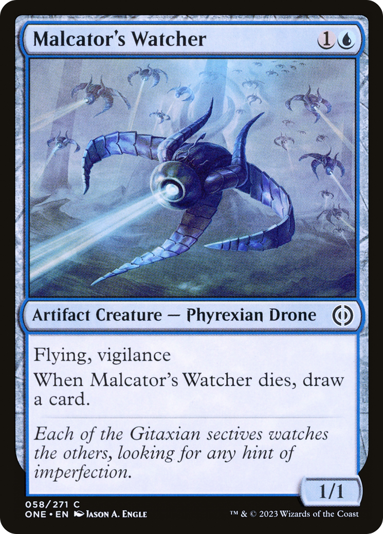 Malcator's Watcher [Phyrexia: All Will Be One] | Exor Games New Glasgow