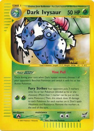 Dark Ivysaur (6) (Winner) (Jumbo Card) [Best of Promos] | Exor Games New Glasgow