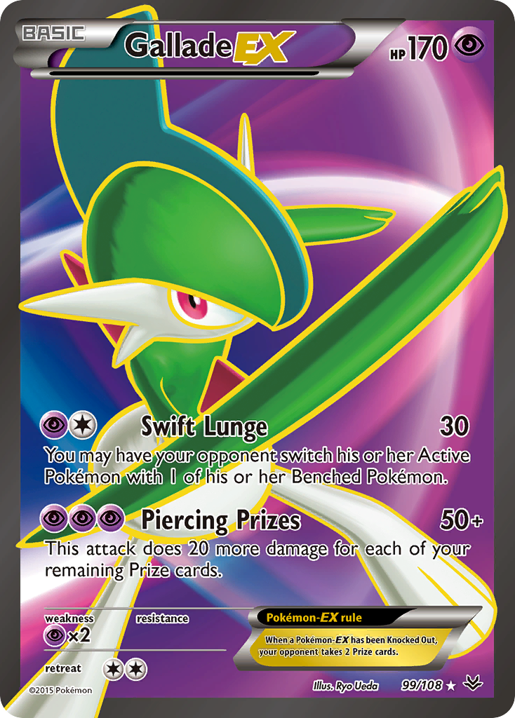 Gallade EX (99/108) [XY: Roaring Skies] | Exor Games New Glasgow