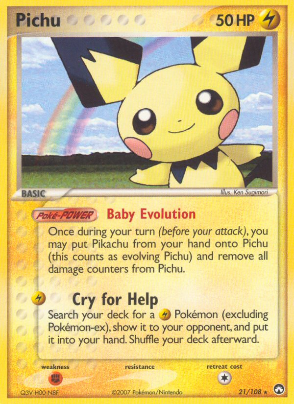 Pichu (21/108) [EX: Power Keepers] | Exor Games New Glasgow