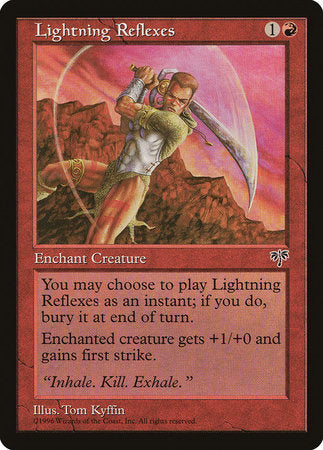 Lightning Reflexes [Mirage] | Exor Games New Glasgow