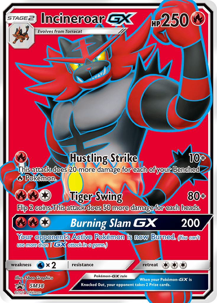 Incineroar GX (SM38) [Sun & Moon: Black Star Promos] | Exor Games New Glasgow