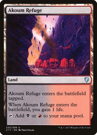 Akoum Refuge [Commander 2017] | Exor Games New Glasgow