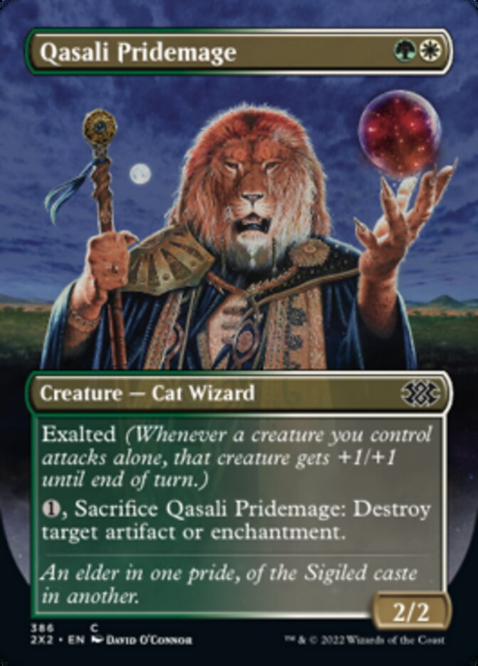 Qasali Pridemage (Borderless Alternate Art) [Double Masters 2022] | Exor Games New Glasgow