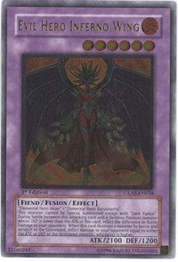 Evil Hero Inferno Wing (UTR) [GLAS-EN038] Ultimate Rare | Exor Games New Glasgow