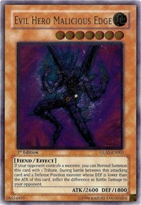 Evil HERO Malicious Edge (UTR) [GLAS-EN003] Ultimate Rare | Exor Games New Glasgow