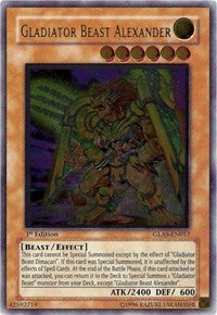 Gladiator Beast Alexander (UTR) [GLAS-EN017] Ultimate Rare | Exor Games New Glasgow