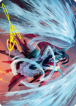 Torrent Sculptor Art Card (Gold-Stamped Signature) [Strixhaven: School of Mages Art Series] | Exor Games New Glasgow