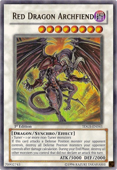 Red Dragon Archfiend [TDGS-EN041] Ultra Rare | Exor Games New Glasgow