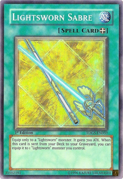 Lightsworn Sabre [TDGS-EN059] Super Rare | Exor Games New Glasgow