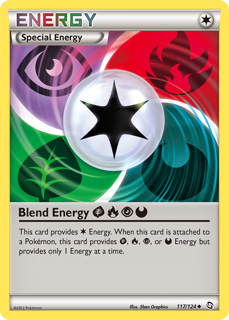 Blend Energy GrassFirePsychicDarkness (117/124) [Black & White: Dragons Exalted] | Exor Games New Glasgow