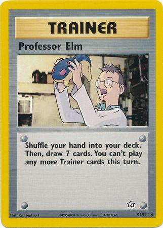 Professor Elm (96/111) [Neo Genesis Unlimited] | Exor Games New Glasgow