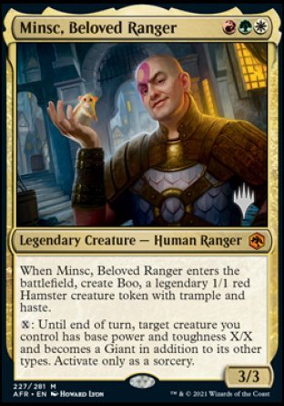 Minsc, Beloved Ranger (Promo Pack) [Dungeons & Dragons: Adventures in the Forgotten Realms Promos] | Exor Games New Glasgow