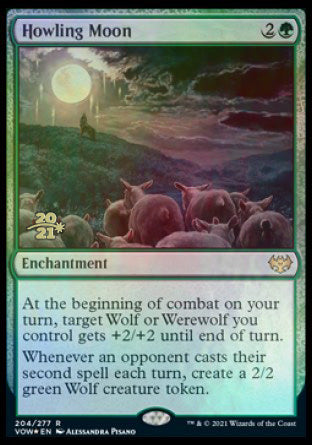 Howling Moon [Innistrad: Crimson Vow Prerelease Promos] | Exor Games New Glasgow