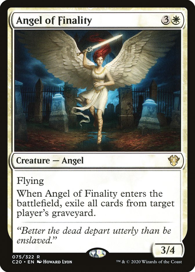 Angel of Finality [Commander 2020] | Exor Games New Glasgow