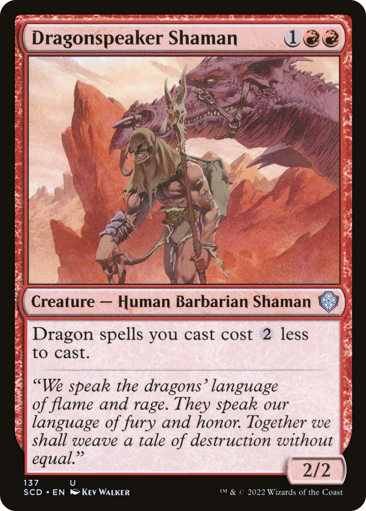 Dragonspeaker Shaman [Starter Commander Decks] | Exor Games New Glasgow