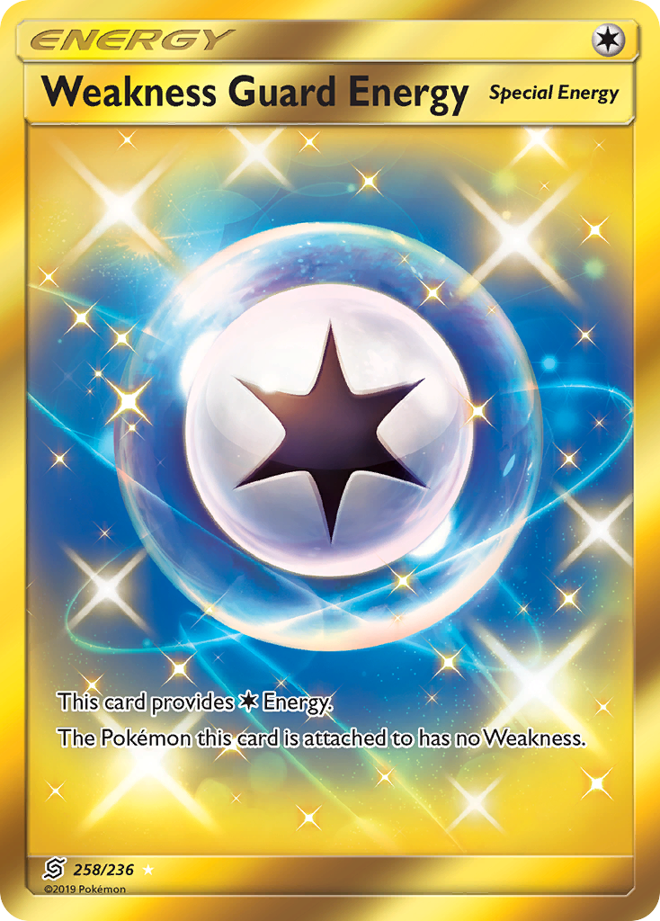 Weakness Guard Energy (258/236) [Sun & Moon: Unified Minds] | Exor Games New Glasgow