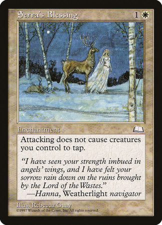Serra's Blessing [Weatherlight] | Exor Games New Glasgow