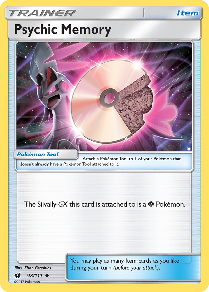 Psychic Memory (98/111) [Sun & Moon: Crimson Invasion] | Exor Games New Glasgow