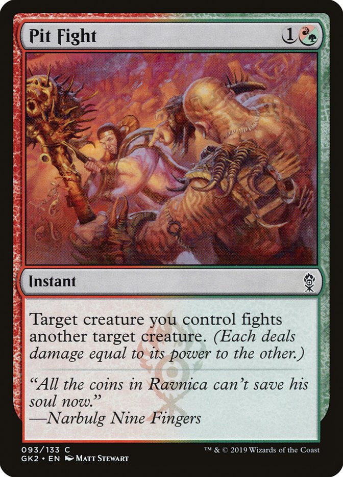 Pit Fight [Ravnica Allegiance Guild Kit] | Exor Games New Glasgow