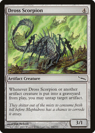 Dross Scorpion [Mirrodin] | Exor Games New Glasgow