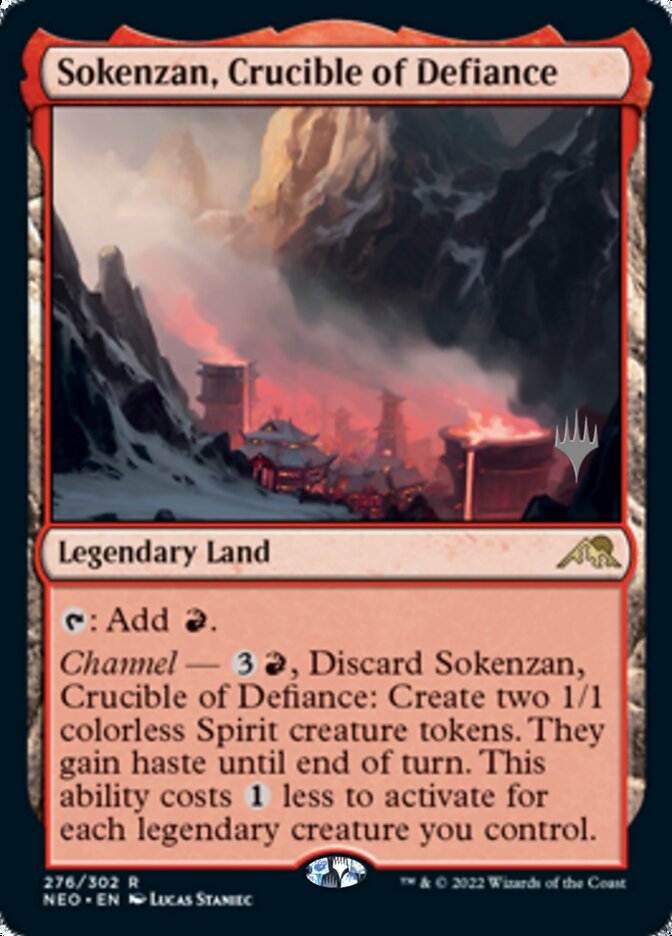 Sokenzan, Crucible of Defiance (Promo Pack) [Kamigawa: Neon Dynasty Promos] | Exor Games New Glasgow