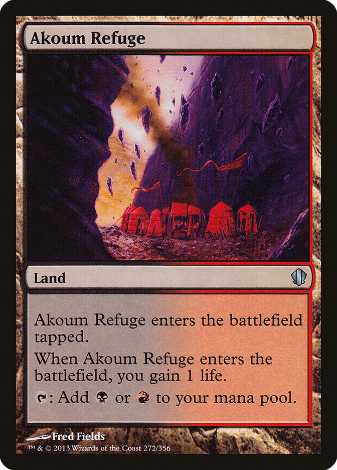 Akoum Refuge [Commander 2013] | Exor Games New Glasgow