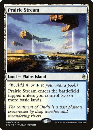 Prairie Stream [Battle for Zendikar Promos] | Exor Games New Glasgow