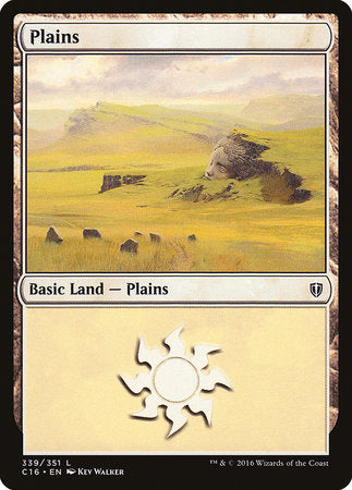 Plains (339) [Commander 2016] | Exor Games New Glasgow