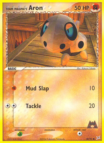 Team Magma's Aron (58/95) [EX: Team Magma vs Team Aqua] | Exor Games New Glasgow