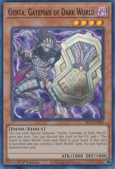 Genta, Gateman of Dark World [SR13-EN002] Super Rare | Exor Games New Glasgow