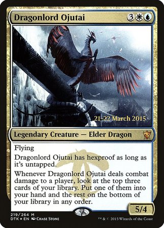 Dragonlord Ojutai [Dragons of Tarkir Promos] | Exor Games New Glasgow