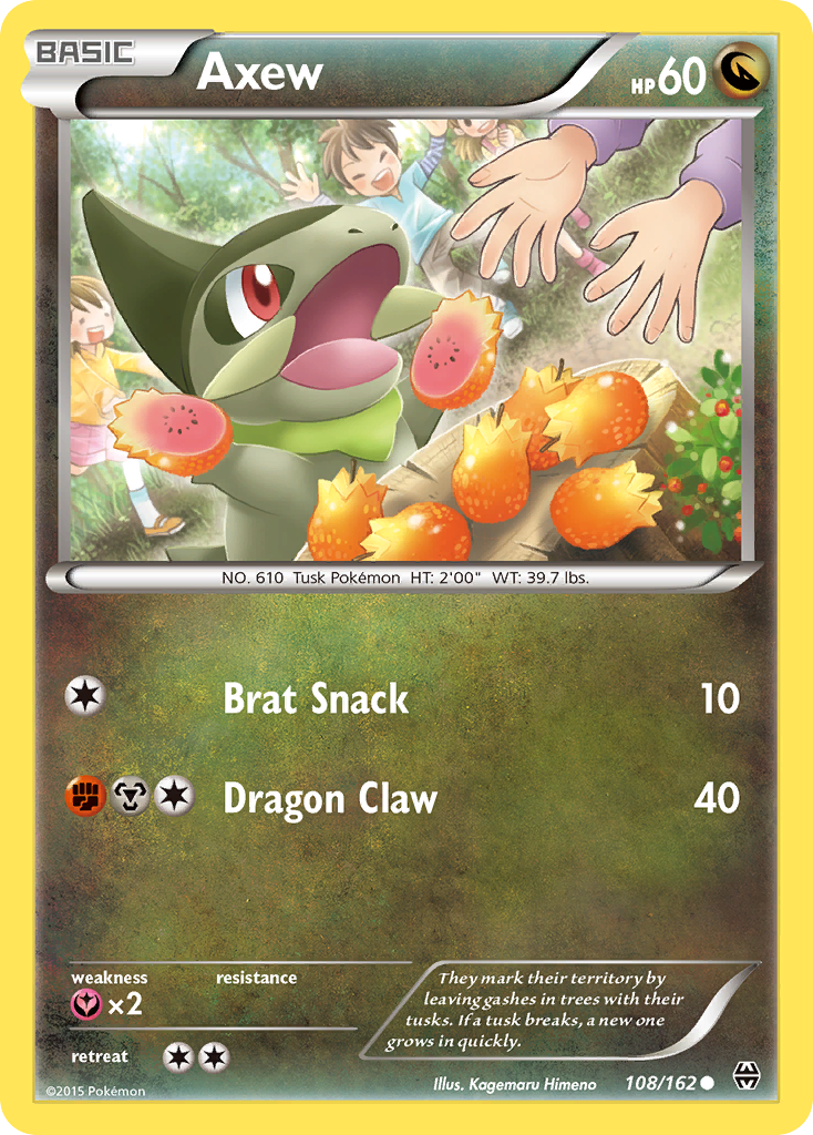 Axew (108/162) [XY: BREAKthrough] | Exor Games New Glasgow