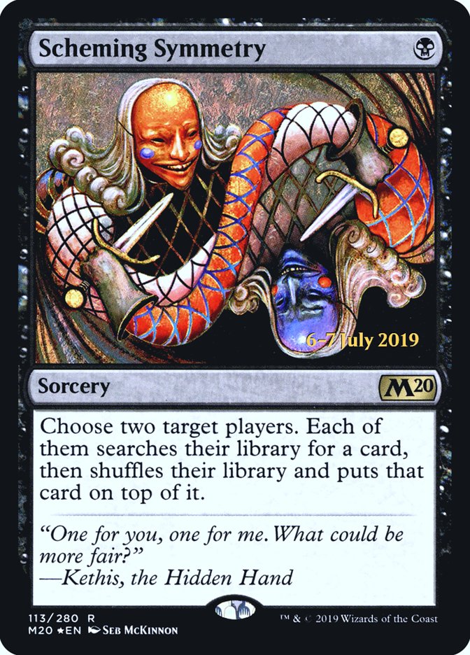 Scheming Symmetry  [Core Set 2020 Prerelease Promos] | Exor Games New Glasgow