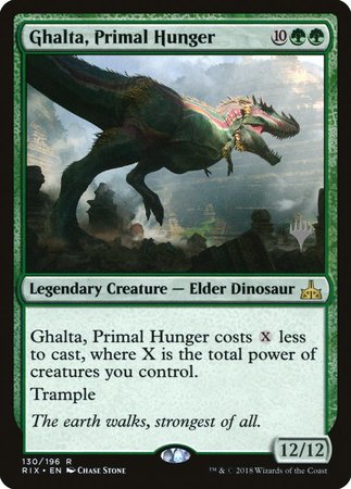 Ghalta, Primal Hunger [Rivals of Ixalan Promos] | Exor Games New Glasgow