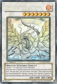 Black Rose Dragon [CSOC-EN039] Ghost Rare | Exor Games New Glasgow