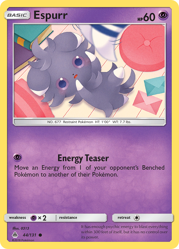 Espurr (44/131) [Sun & Moon: Forbidden Light] | Exor Games New Glasgow